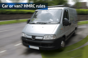 Car or van? HMRC rules